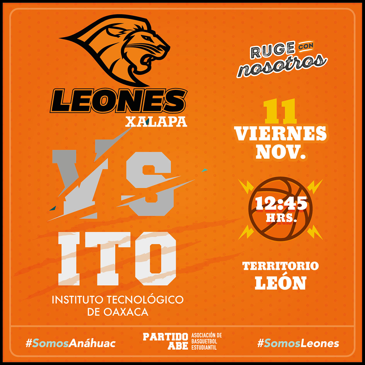 Basquetbol Varonil: UAX vs ITO Basquetbol Varonil: UAX vs ITO