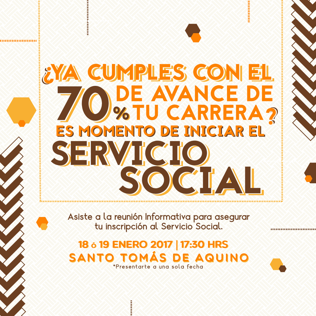 Convocatoria al Servicio Social