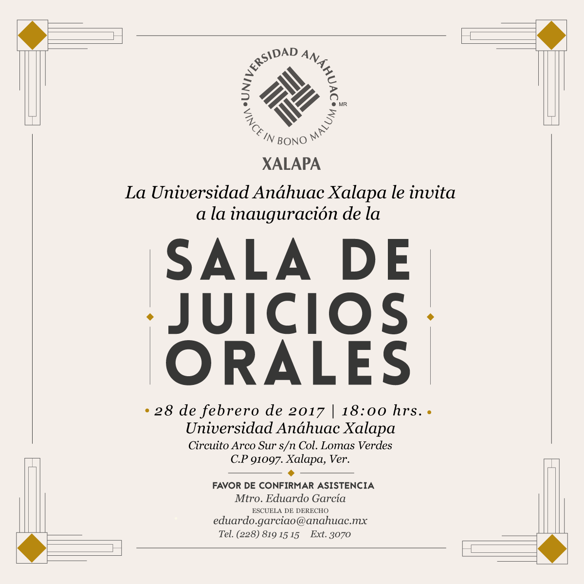 Inauguración de la Sala de Juicios Orales