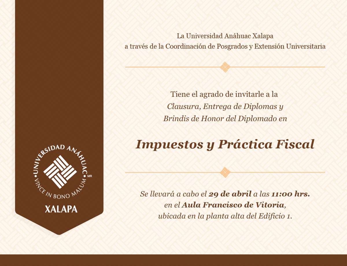 Clausura del Diplomado en Impuestos y Práctica Fiscal