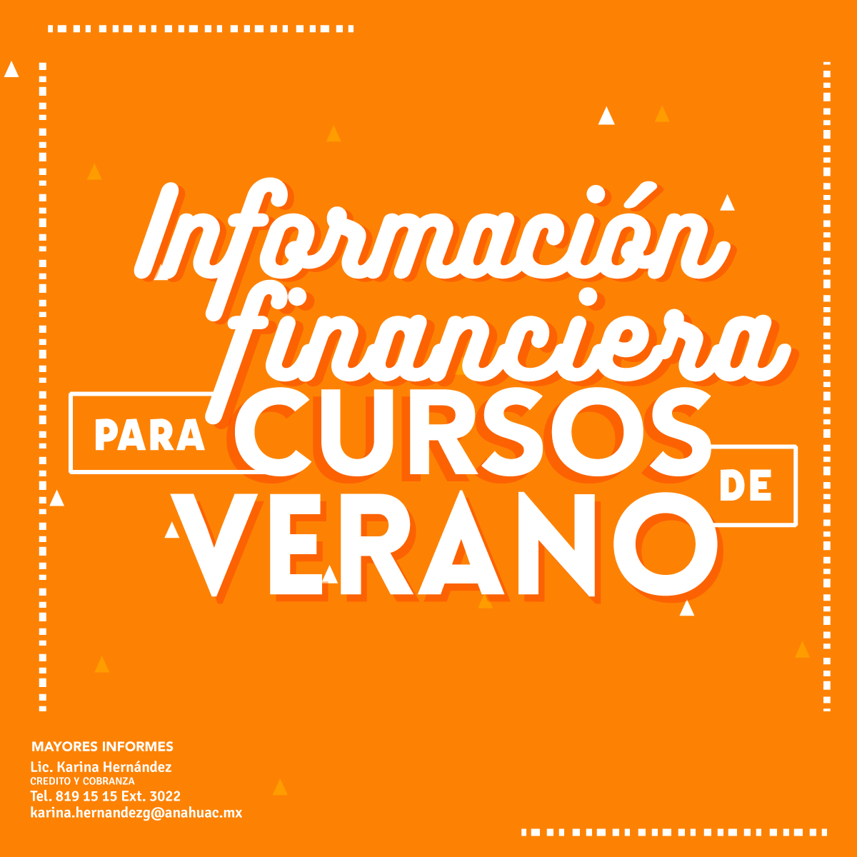 Información para Cursos de Verano 2017