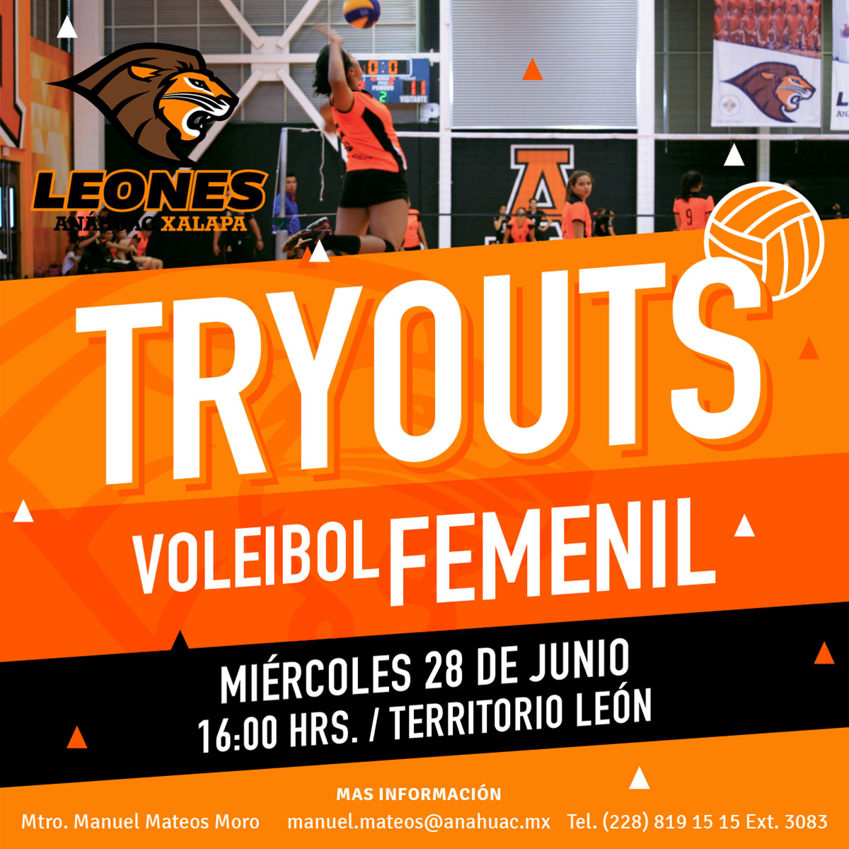 Tryouts Voleibol Femenil