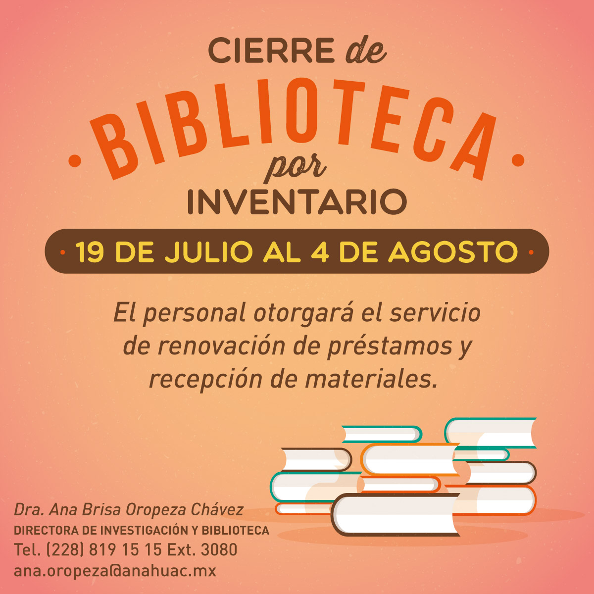 Cierre de Biblioteca por Inventario