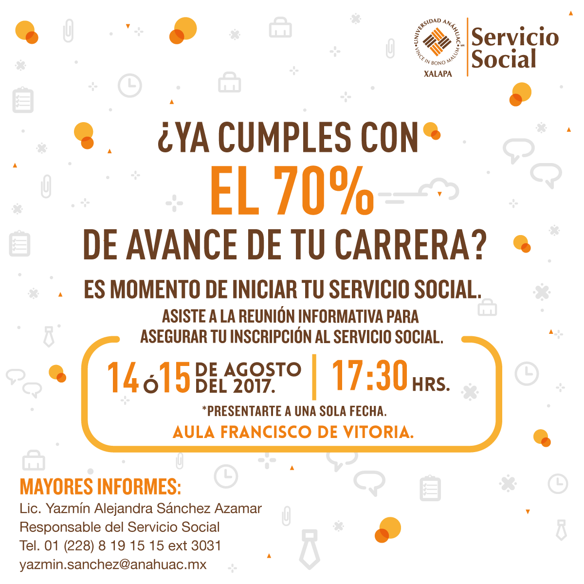 Convocatoria al Servicio Social