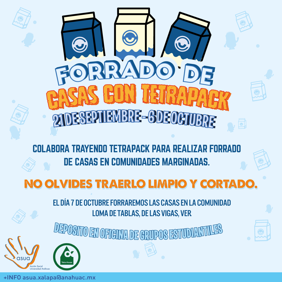 Forrado de Casas con Tetrapack