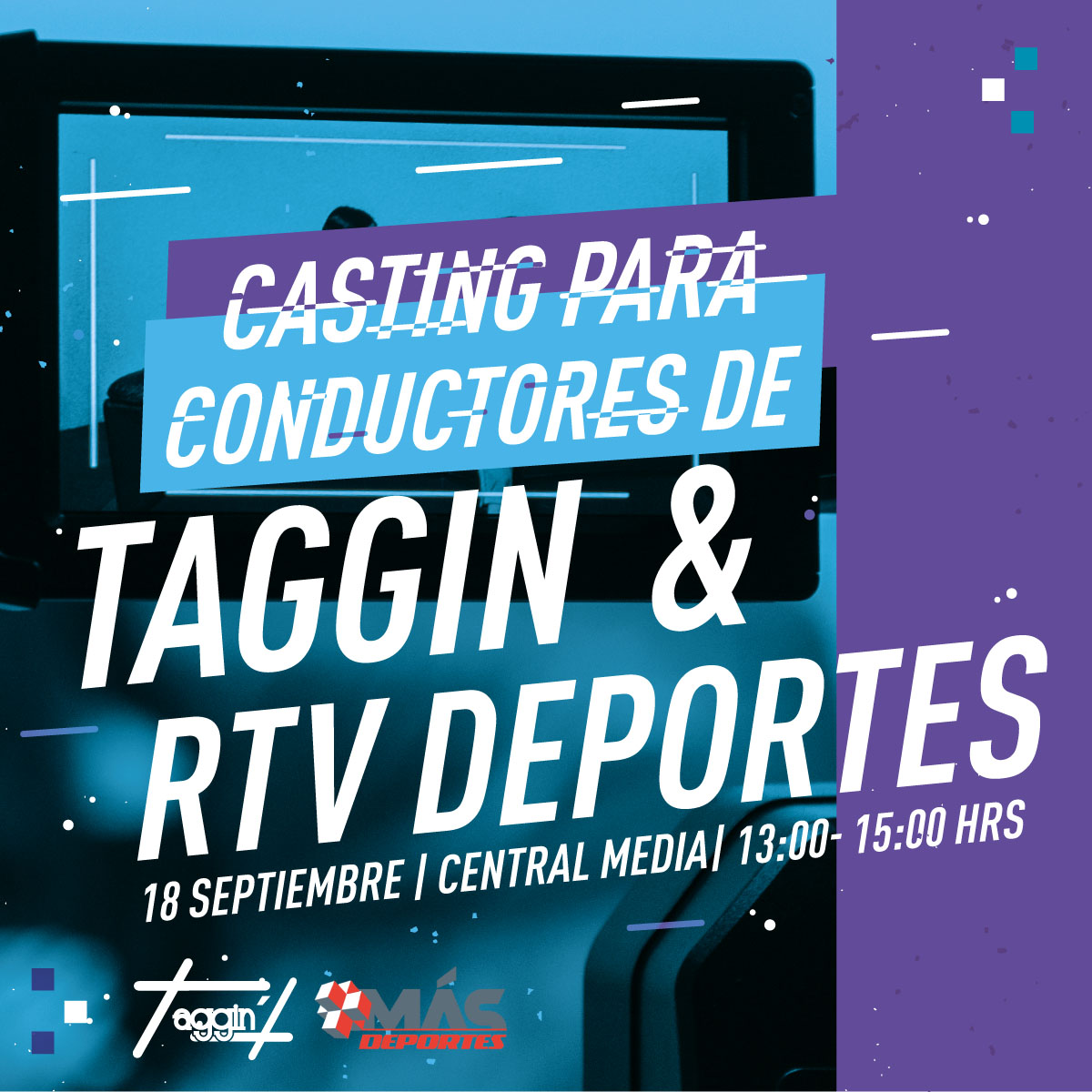 Casting para Taggin’ y RTV Deportes