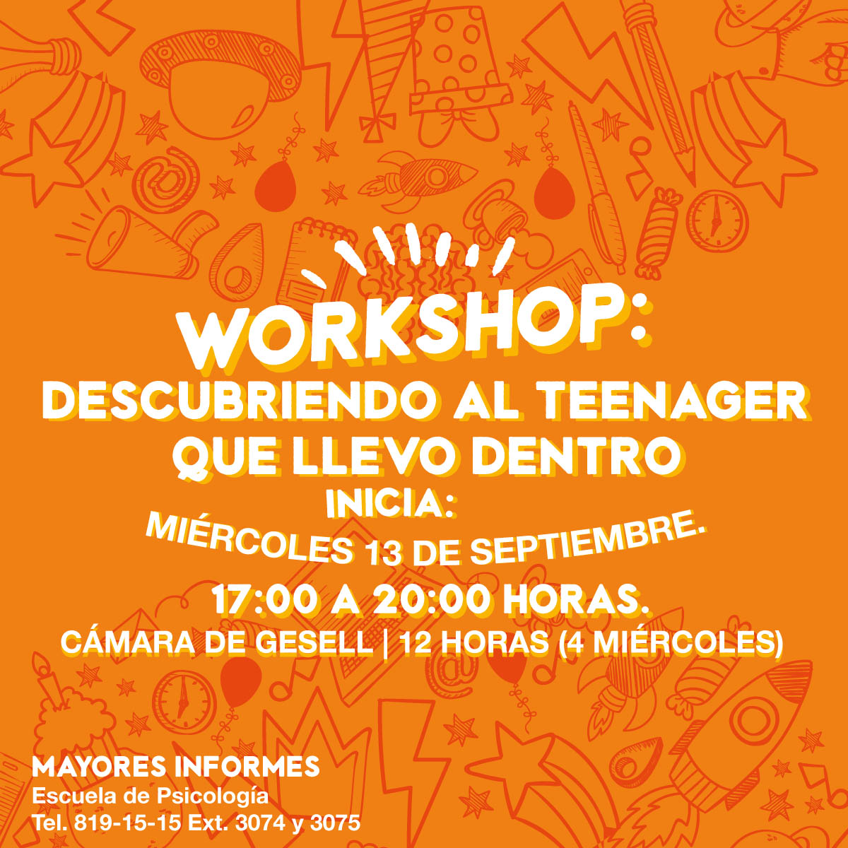 Workshop: Descubriendo al Teenager que Llevo Dentro