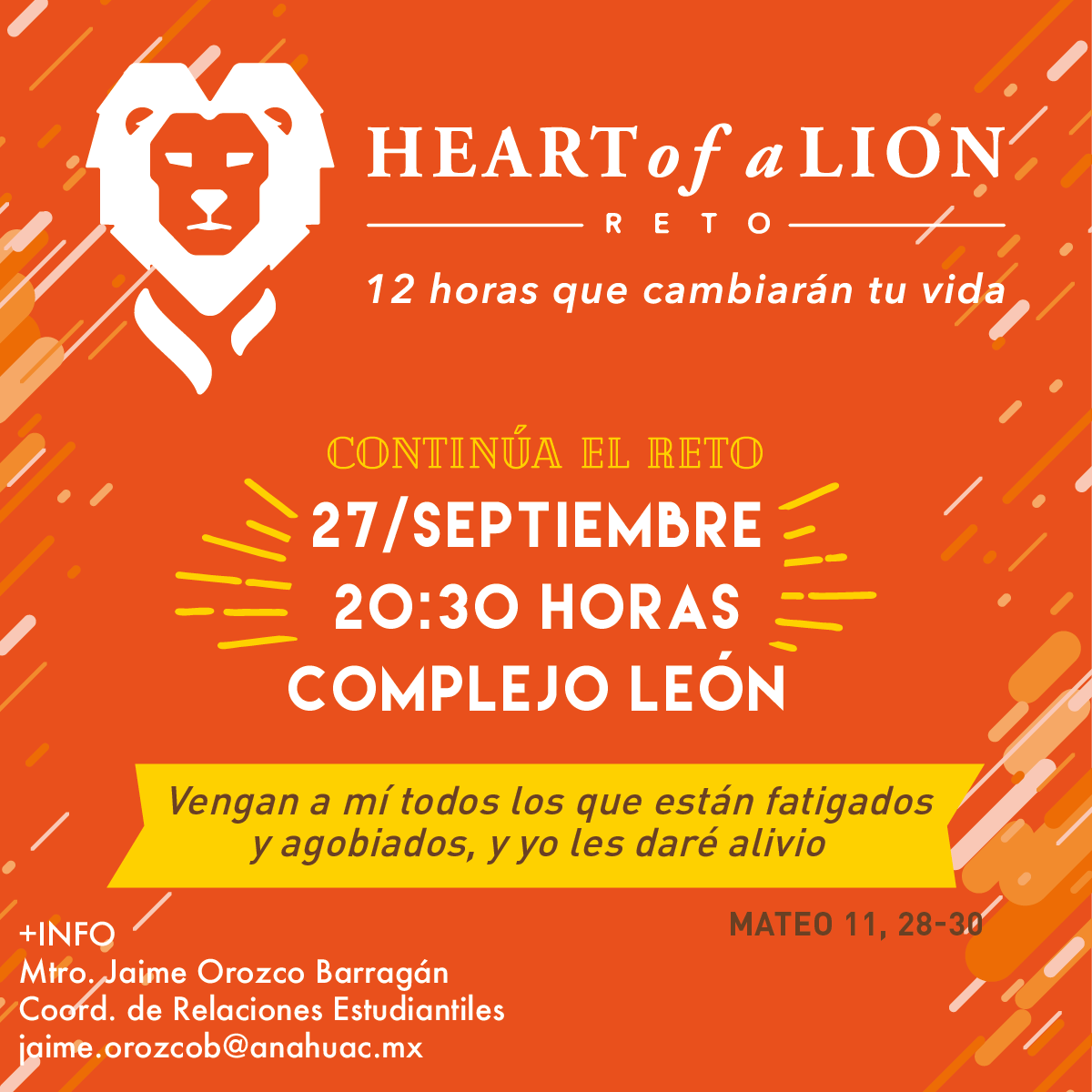 Reto Heart of a Lion: Novena Actividad