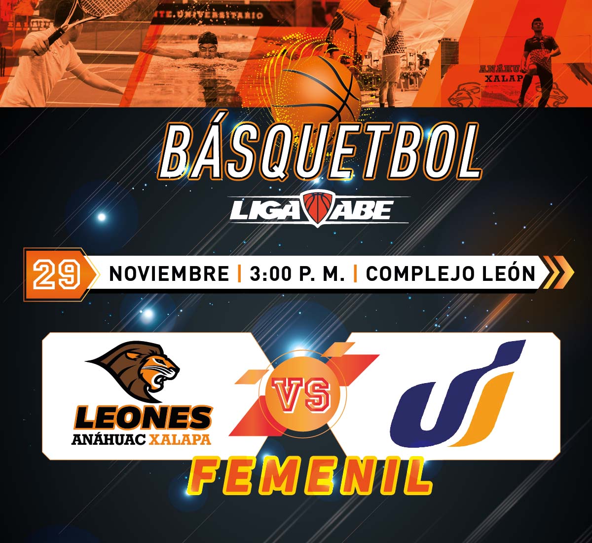 Básquetbol Femenil: UAX vs UI