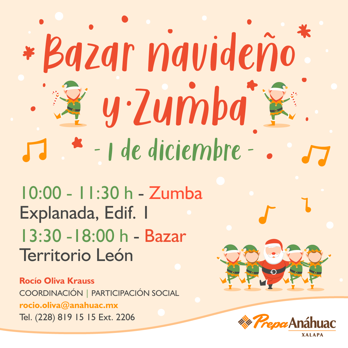 Bazar Navideño y Zumba