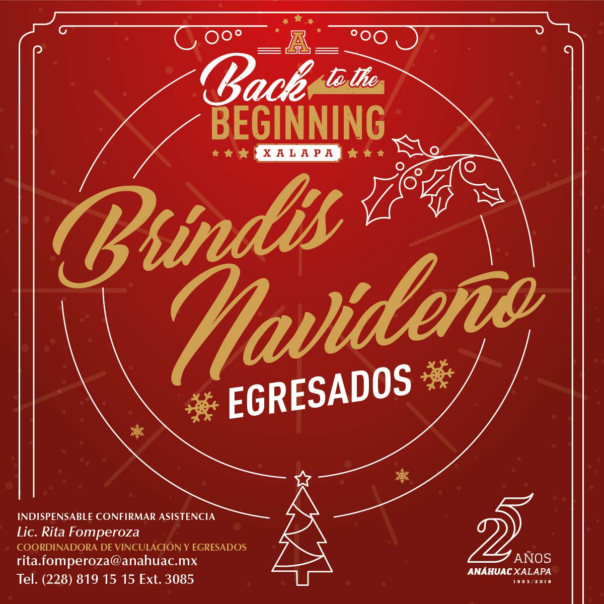 Brindis Navideño para Egresados