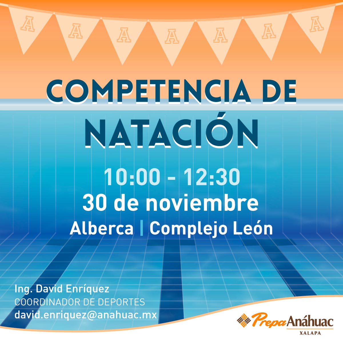 Competencia de Natación Prepa