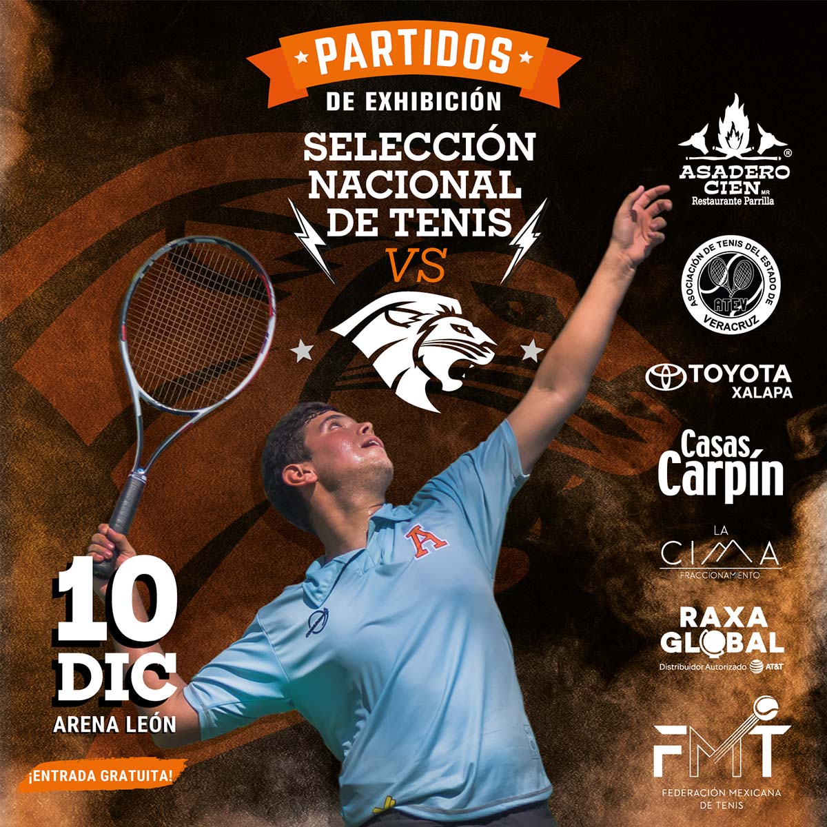 Partidos de Exhibición: Leones vs Selección Nacional de Tenis Partidos de Exhibición: Leones vs Selección Nacional de Tenis