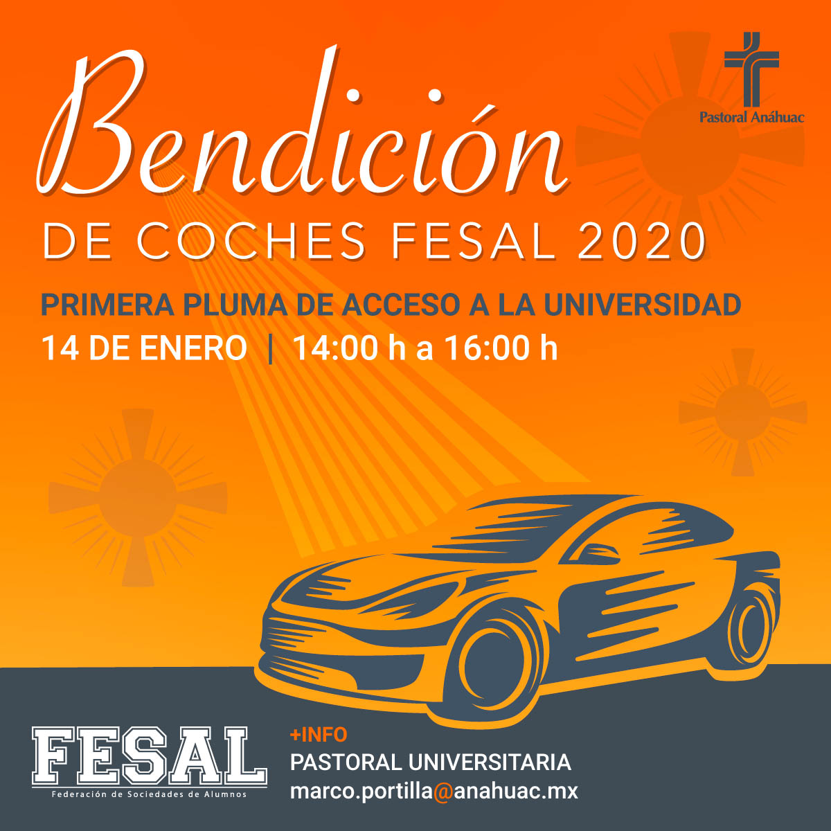 Bendición de Coches FESAL 2020 Bendición de Coches FESAL 2020