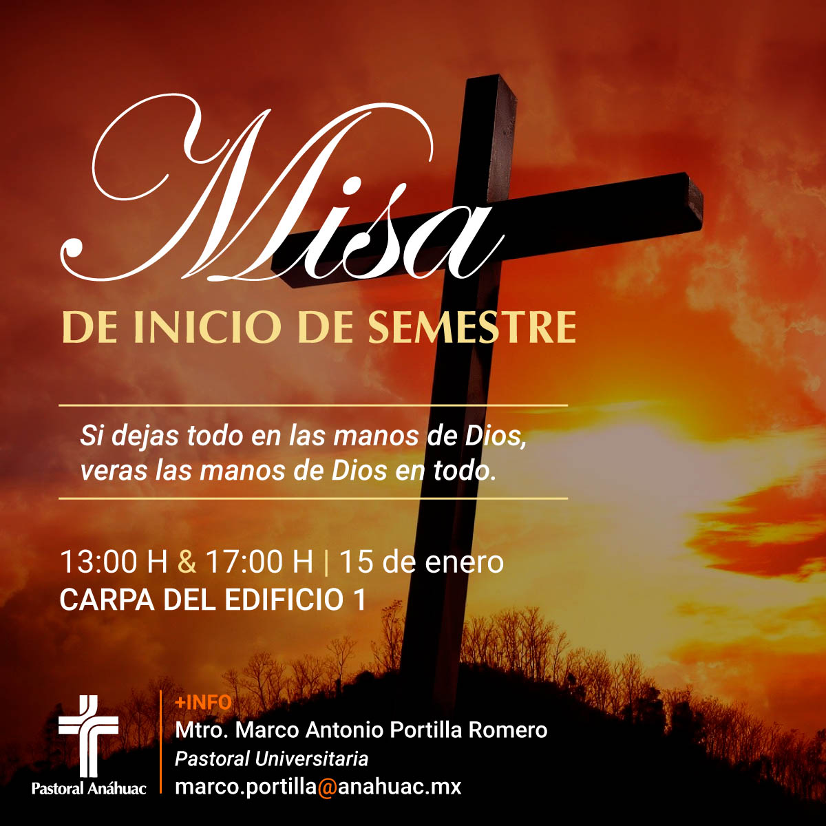 Misa de Inicio de Semestre Misa de Inicio de Semestre