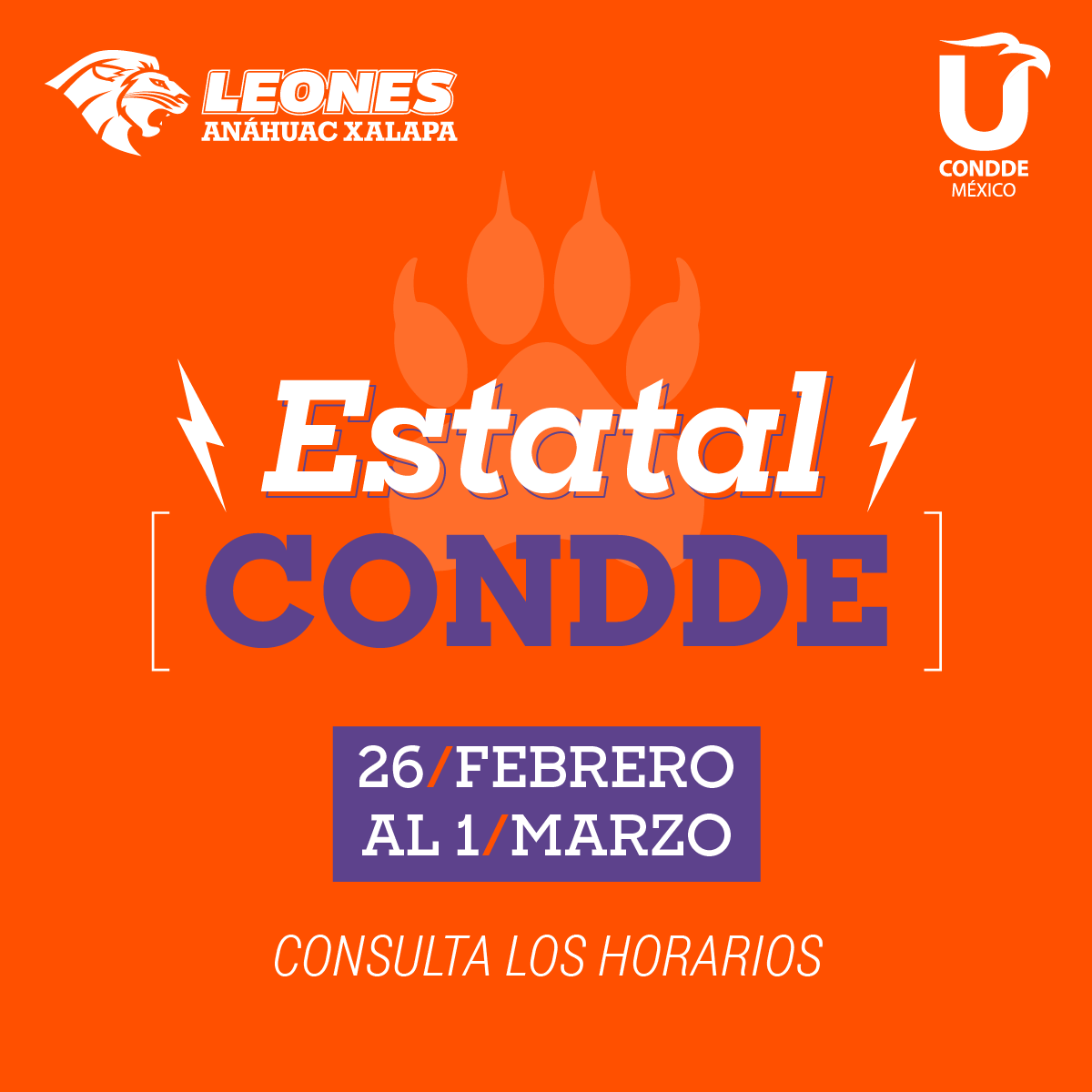 Estatal CONDDE 2020 Estatal CONDDE 2020