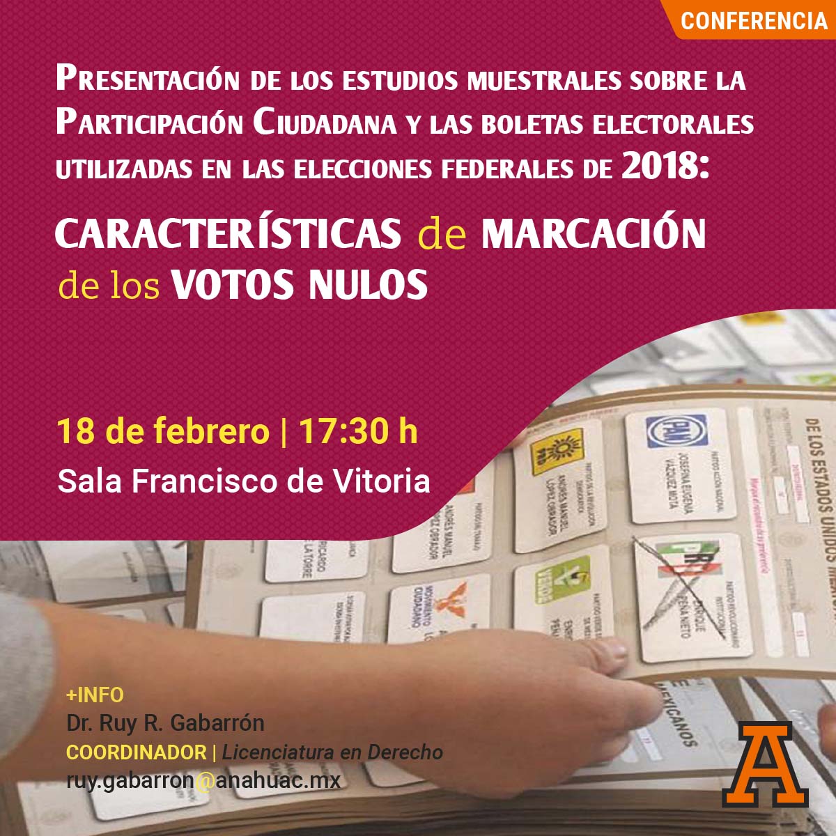 Características de Marcación de los Votos Nulos Características de Marcación de los Votos Nulos
