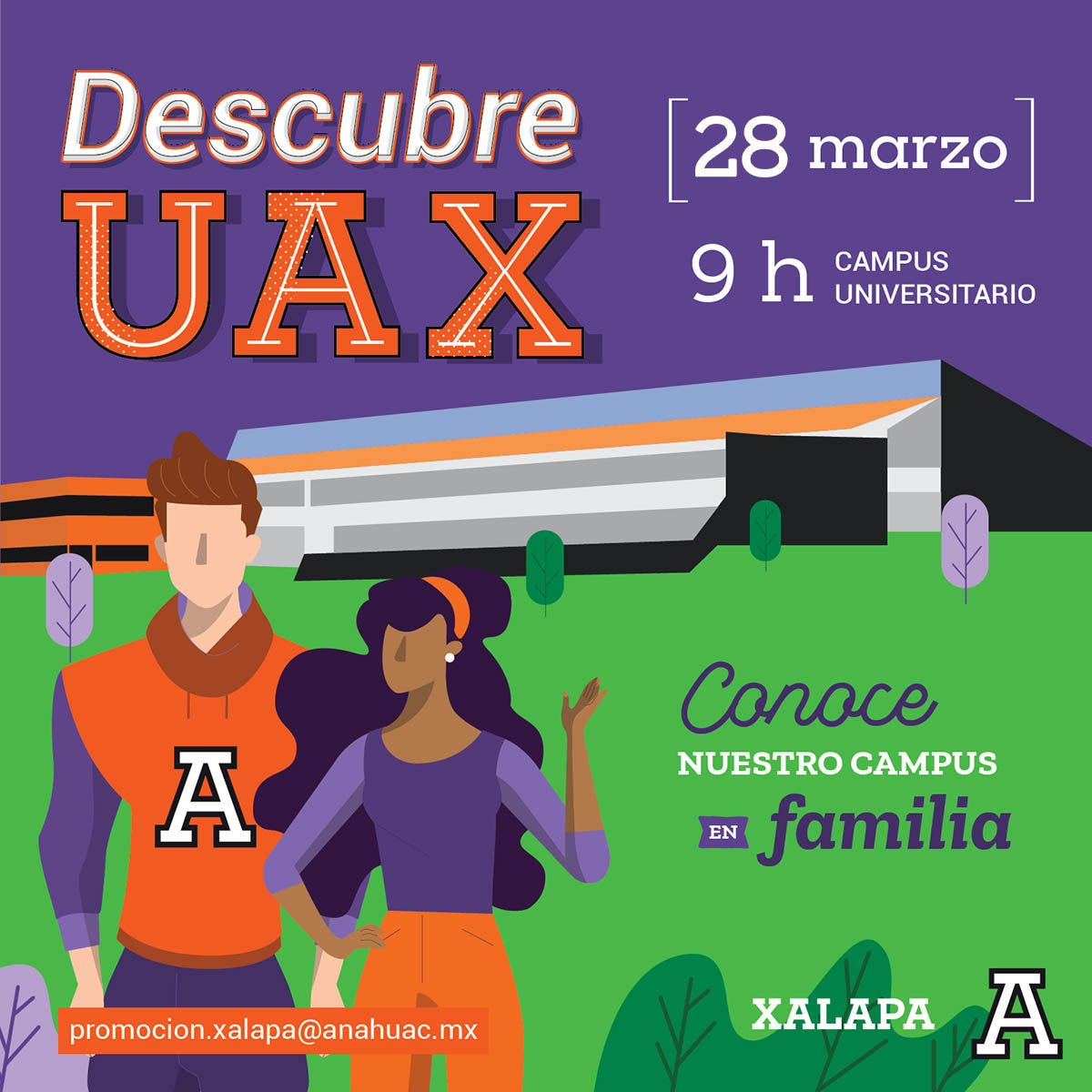 Descubre UAX: Conoce Nuestro Campus en Familia Descubre UAX: Conoce Nuestro Campus en Familia