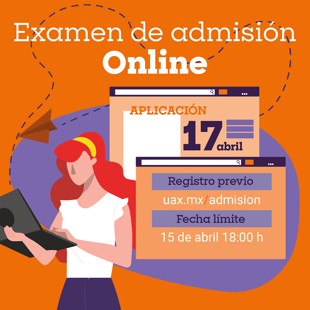 Examen de Admisión Online Examen de Admisión Online