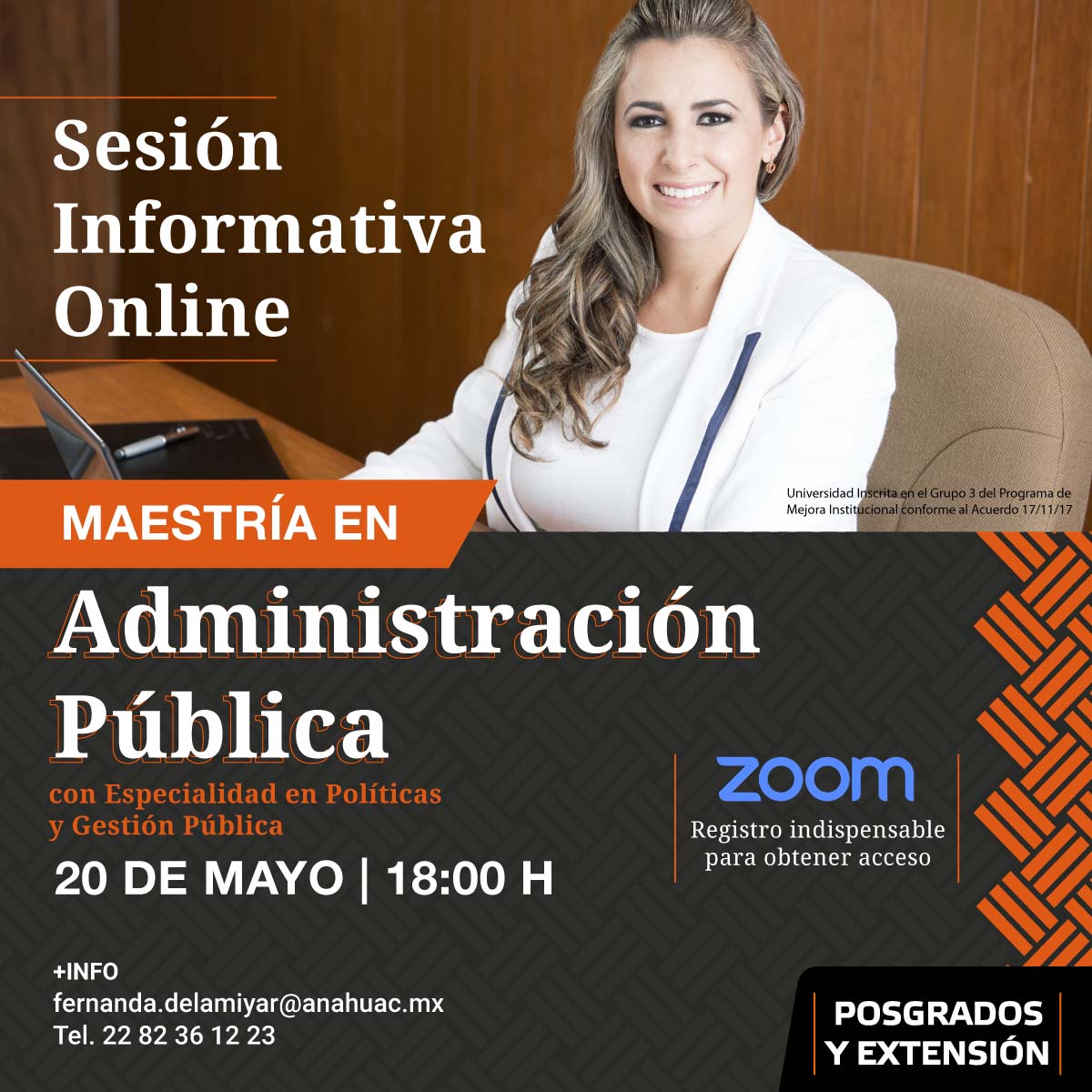 Sesión Informativa Online Sesión Informativa Online