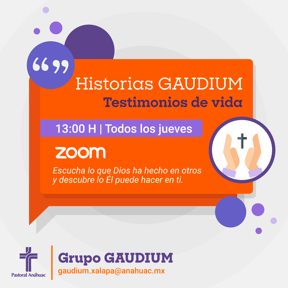 Historias Gaudium: Testimonios de Vida Historias Gaudium: Testimonios de Vida