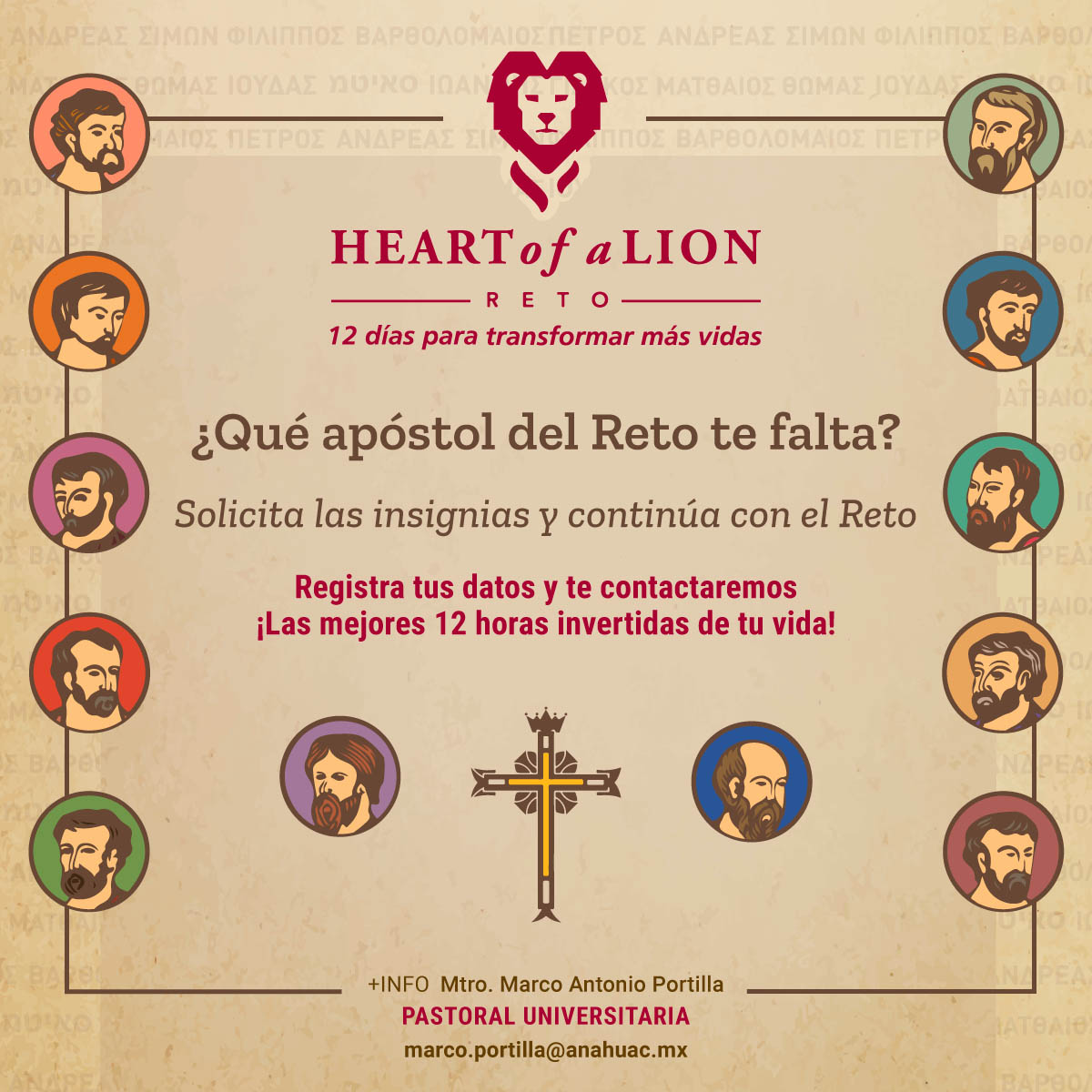 ¿Qué Apóstol del Reto te Falta? ¿Qué Apóstol del Reto te Falta?