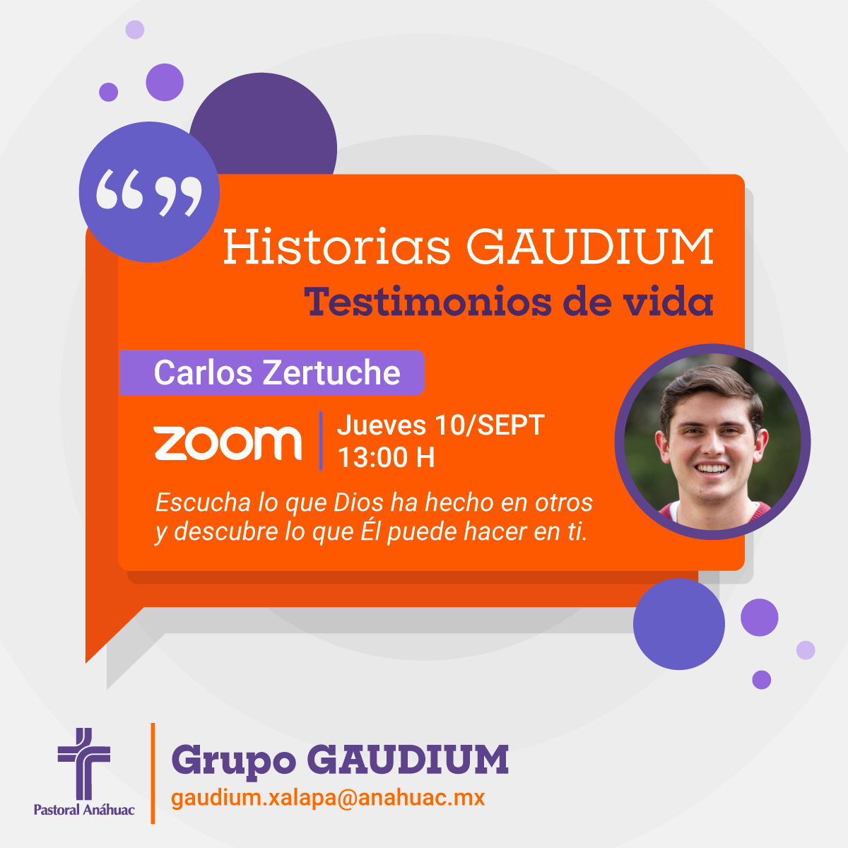Historias Gaudium: Carlos Zertuche Historias Gaudium: Carlos Zertuche
