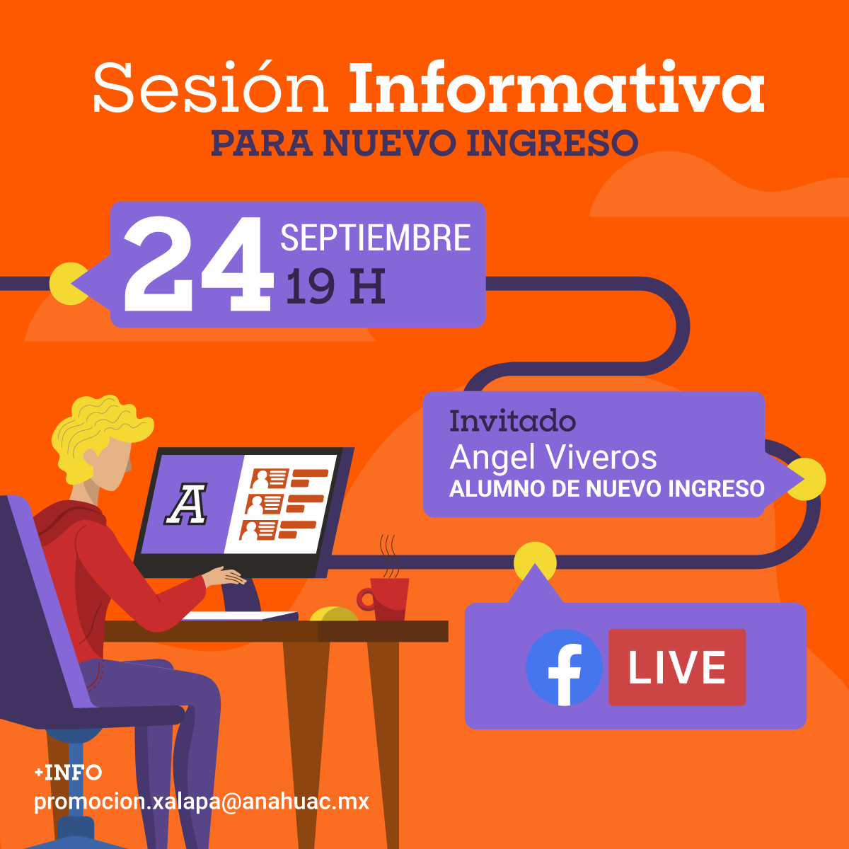 Sesión Informativa Online para Nuevo Ingreso Sesión Informativa Online para Nuevo Ingreso