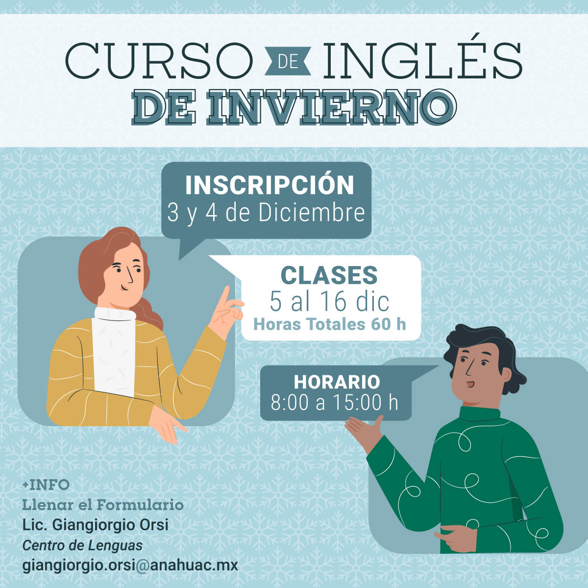 Curso de Inglés de Invierno Curso de Inglés de Invierno