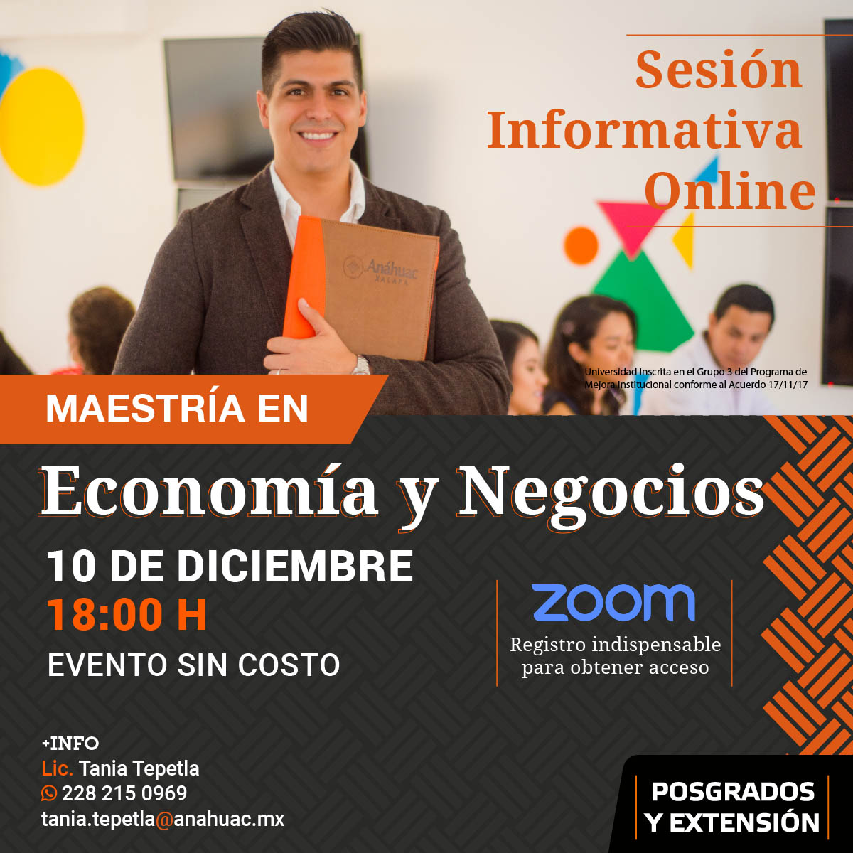 Sesión Informativa Online Sesión Informativa Online
