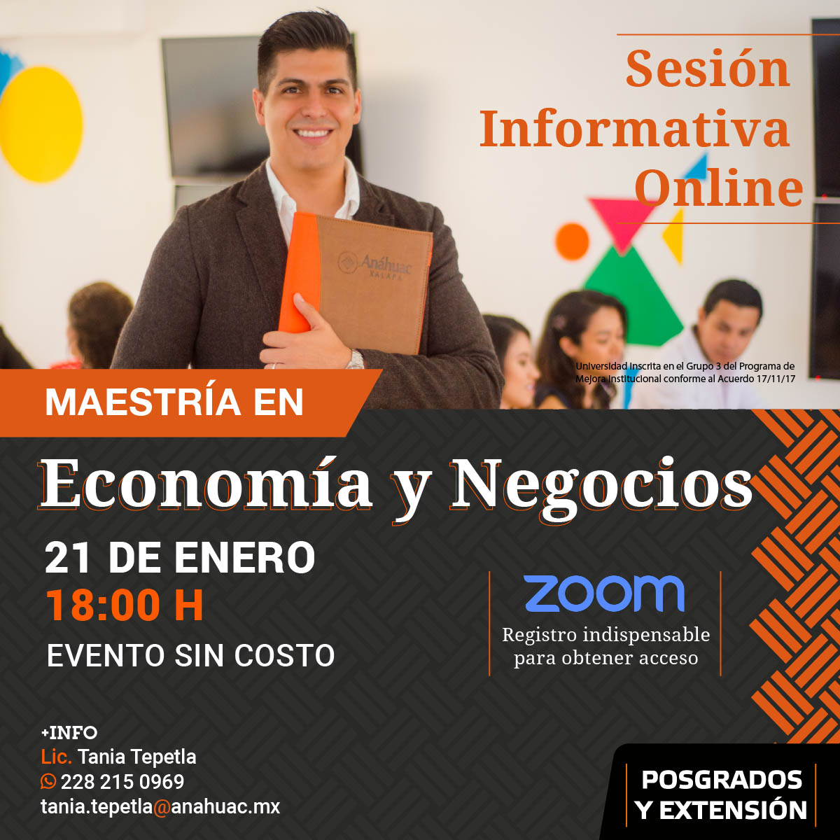 Sesión Informativa Online Sesión Informativa Online