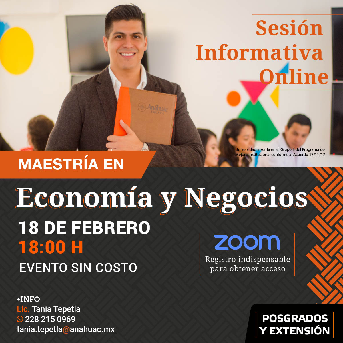 Sesión Informativa Online Sesión Informativa Online