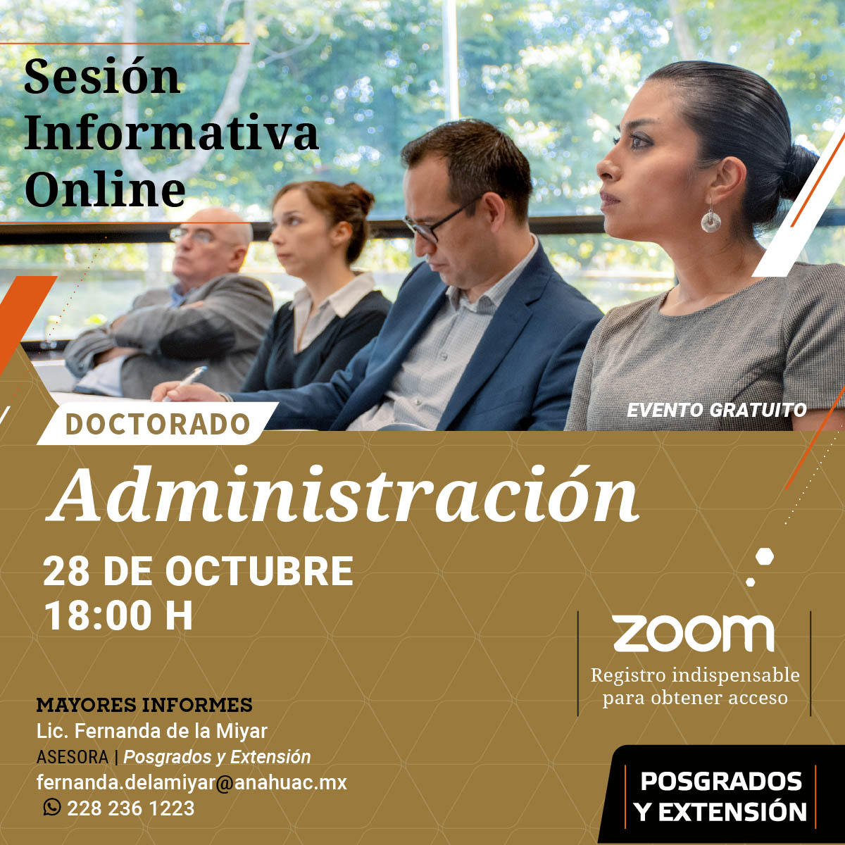 Sesión Informativa Online Sesión Informativa Online