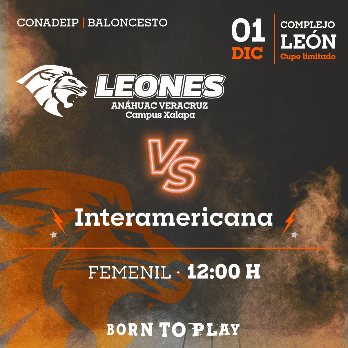 Baloncesto Femenil: Leonas vs Interamericana Baloncesto Femenil: Leonas vs Interamericana