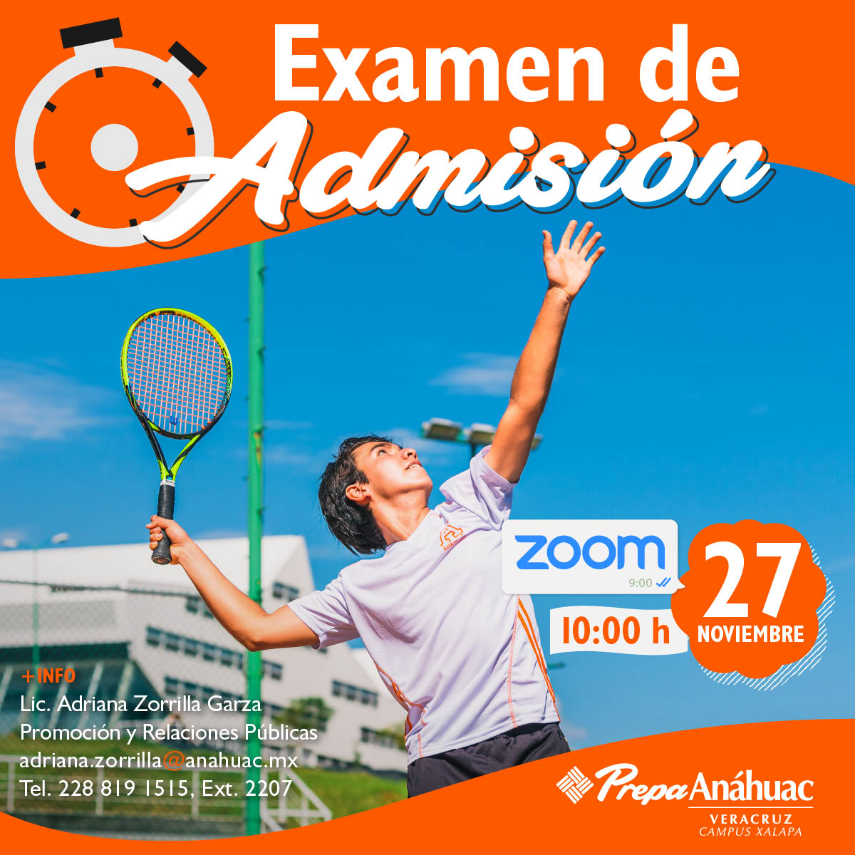 Examen de Admisión Online Campus Xalapa Examen de Admisión Online Campus Xalapa