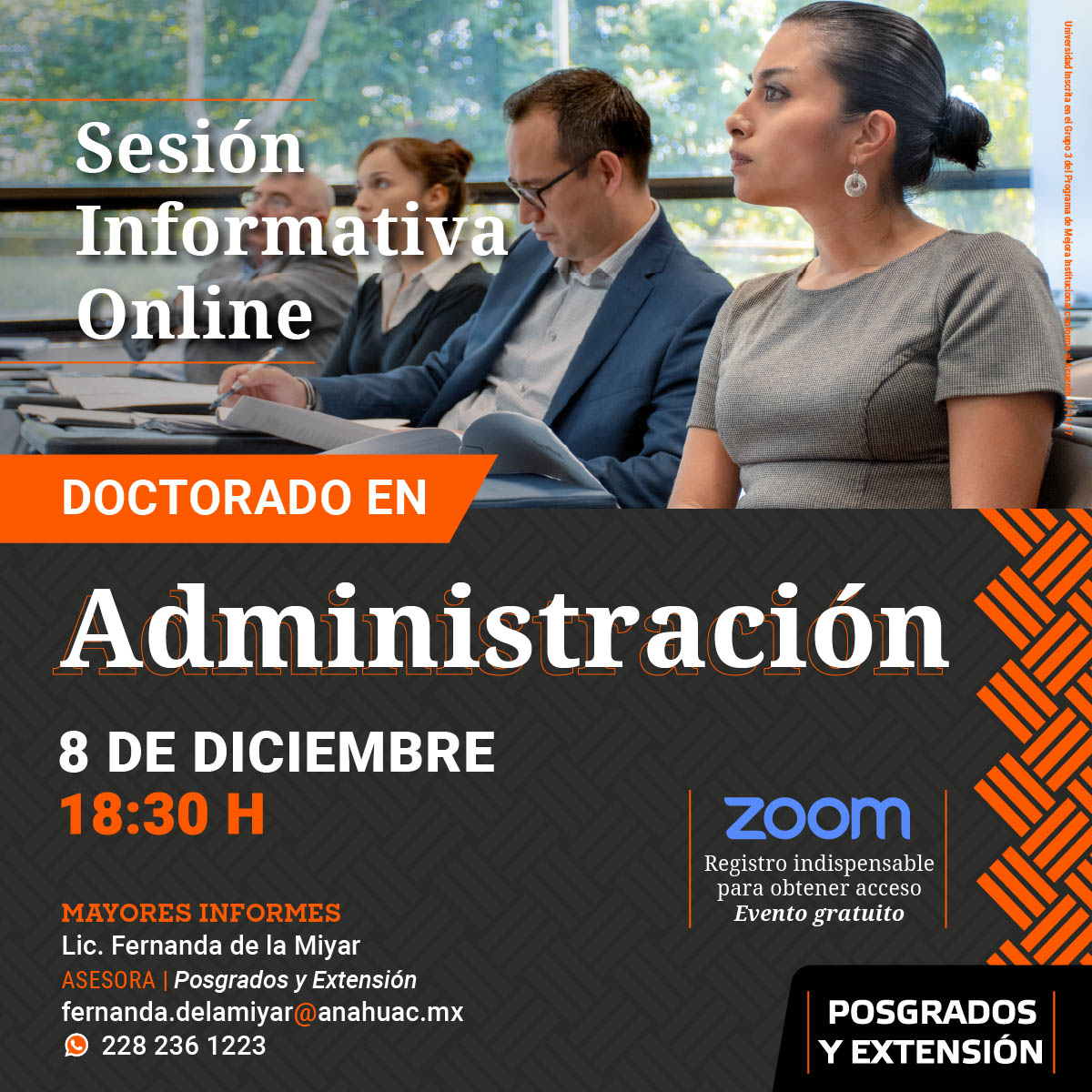 Sesión Informativa Online Sesión Informativa Online