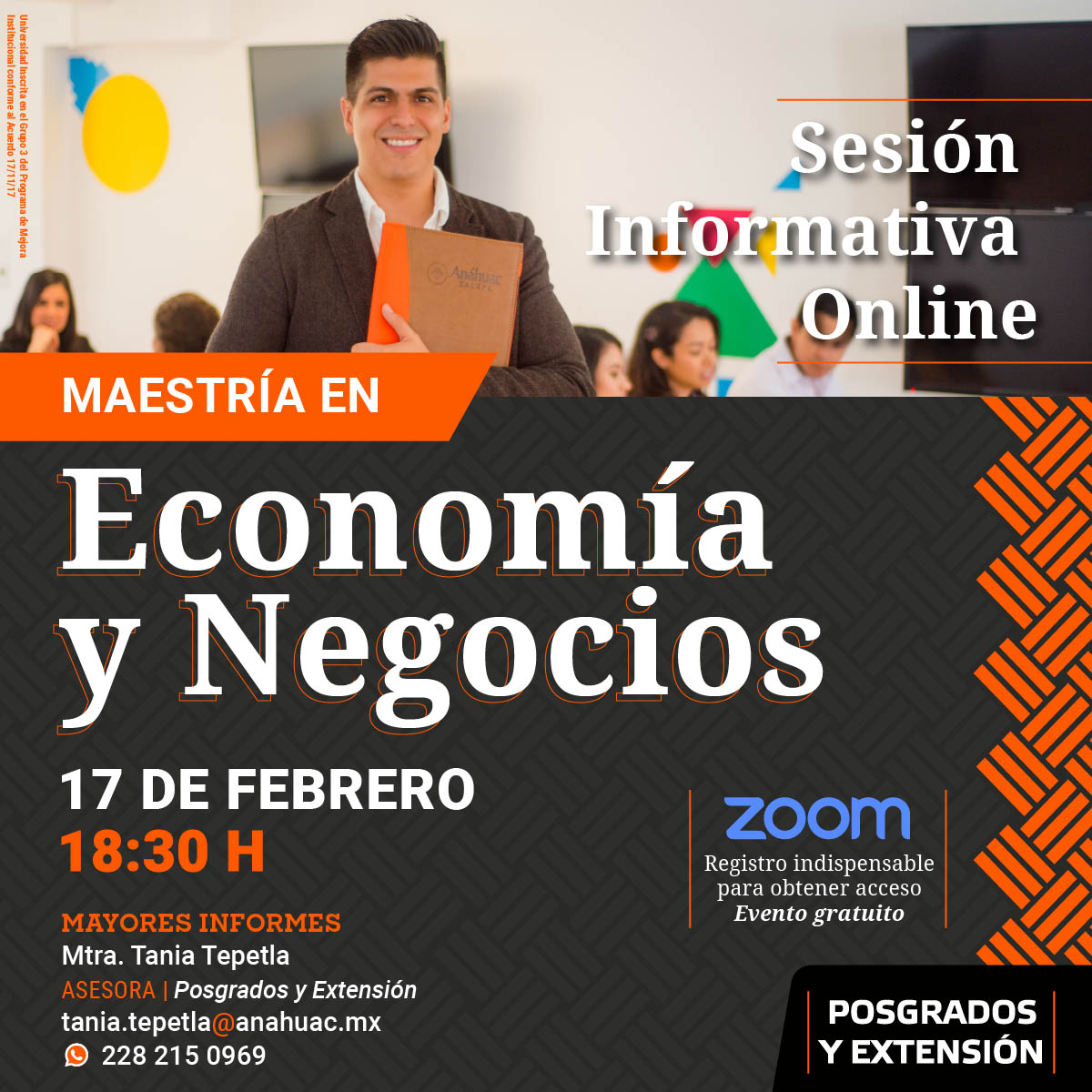 Sesión Informativa Online Sesión Informativa Online