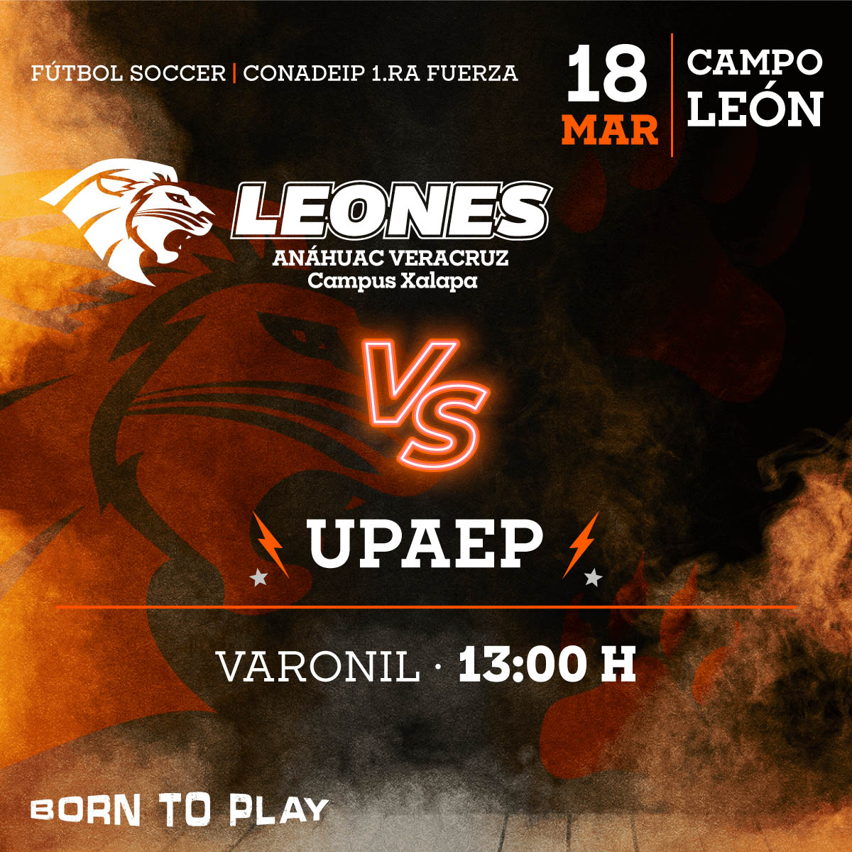 Soccer Varonil: Leones vs UPAEP