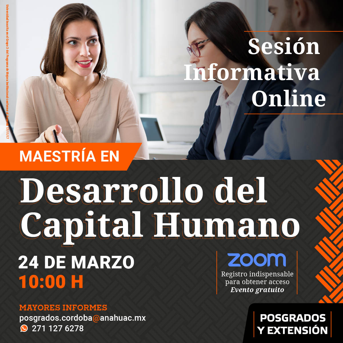 Sesión Informativa Online