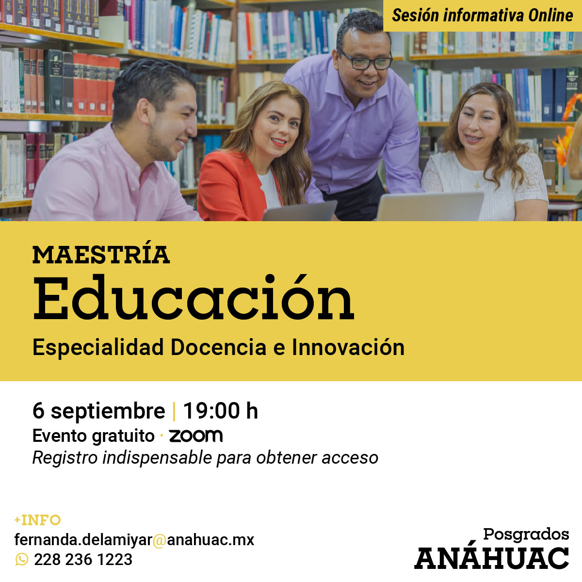 Sesión Informativa Online Sesión Informativa Online