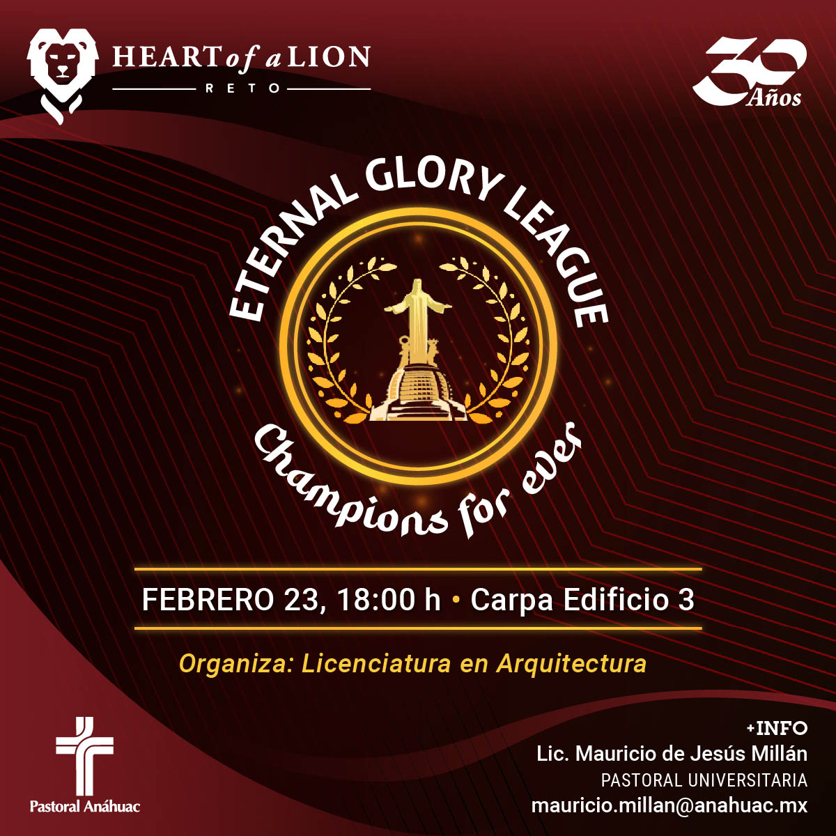 Reto Heart of a Lion: Eternal Glory League