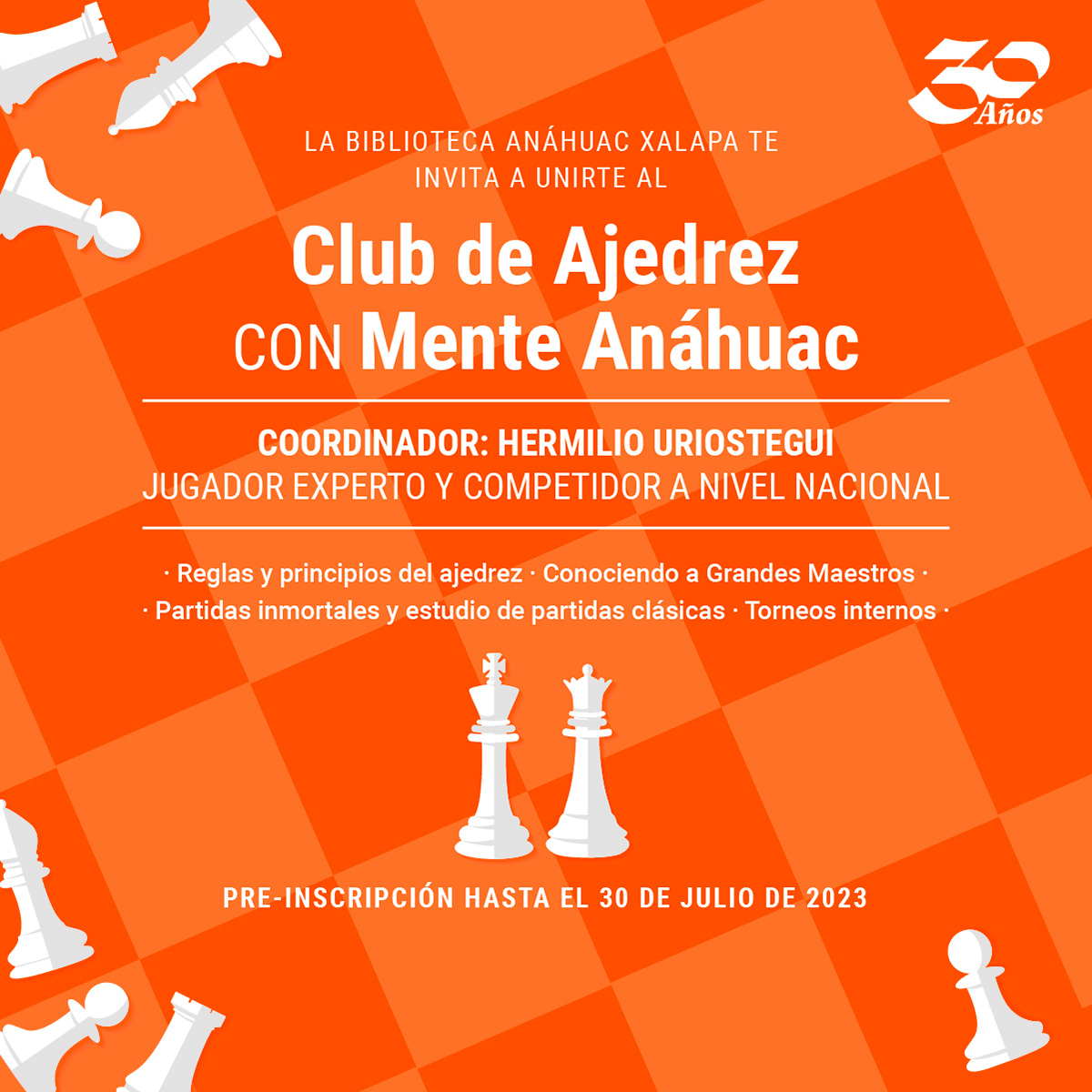 Club de Ajedrez: Convocatoria Club de Ajedrez: Convocatoria