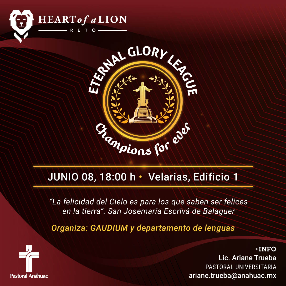 Reto Heart of a Lion: Eternal Glory League