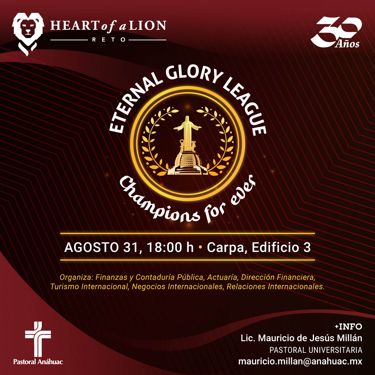 Reto Heart of a Lion: Eternal Glory League