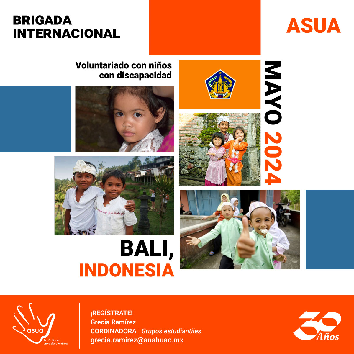 Brigada Internacional ASUA: Bali, Indonesia
