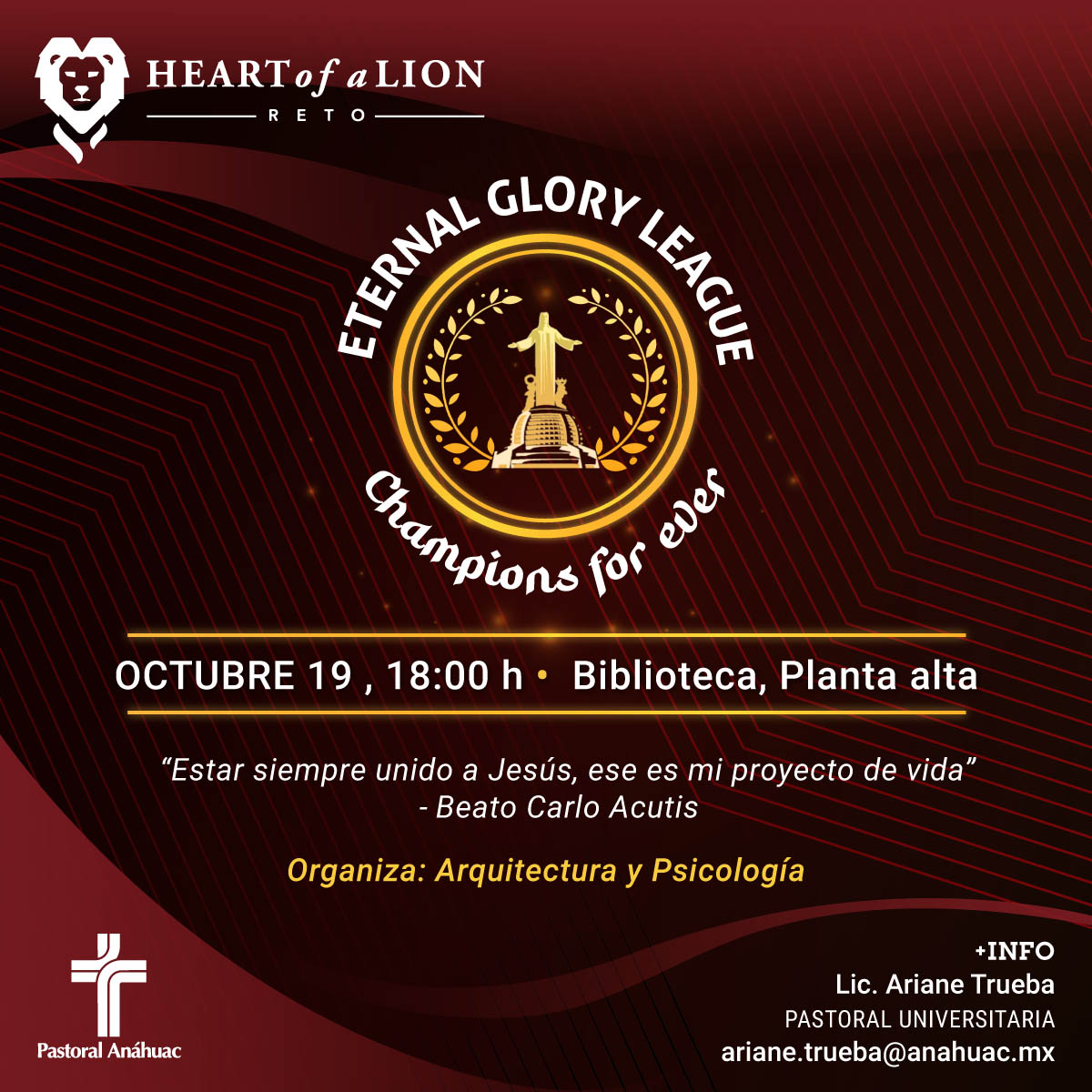 Reto Heart of a Lion: Eternal Glory League