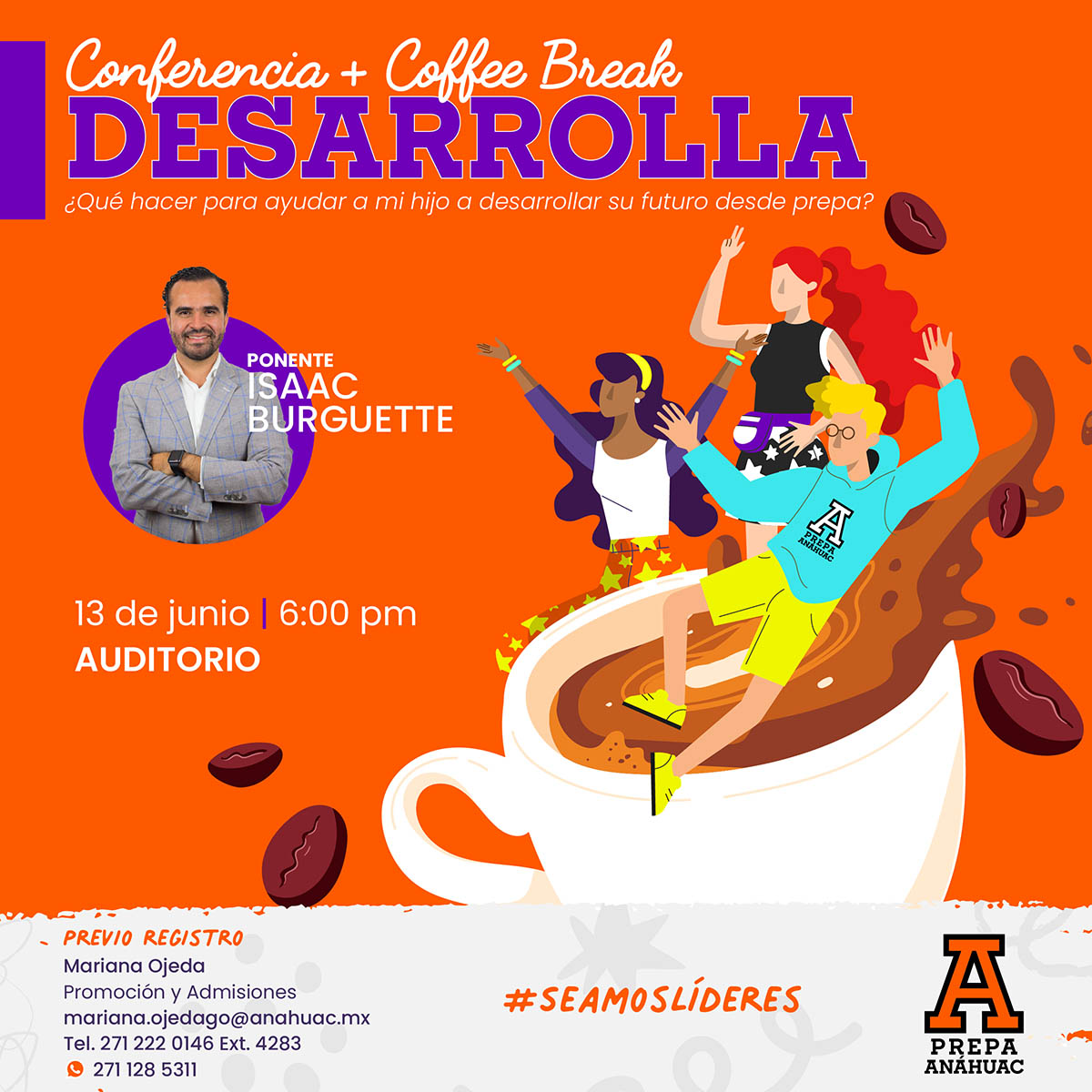 Conferencia + Coffee Break: Desarrolla