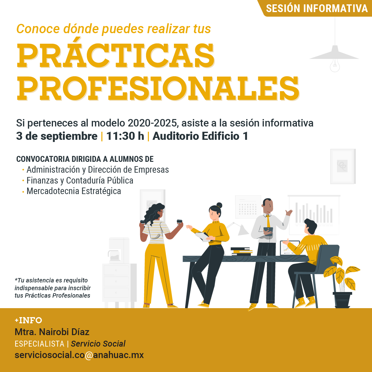 Prácticas Profesionales: Sesión informativa