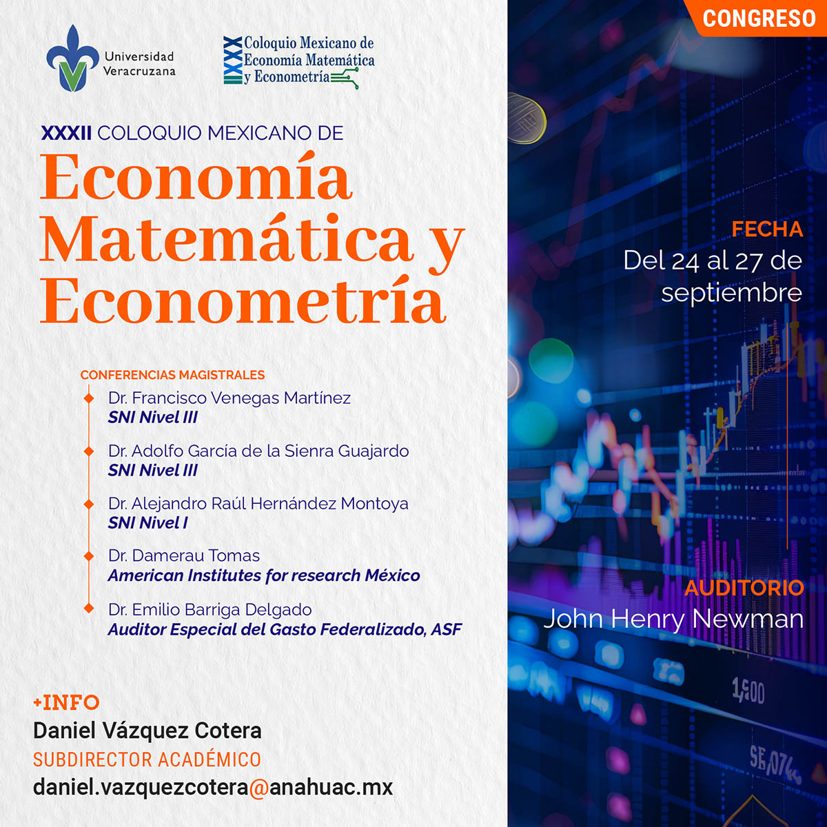 XXXII Coloquio Mexicano de Economía Matemática y Econometría