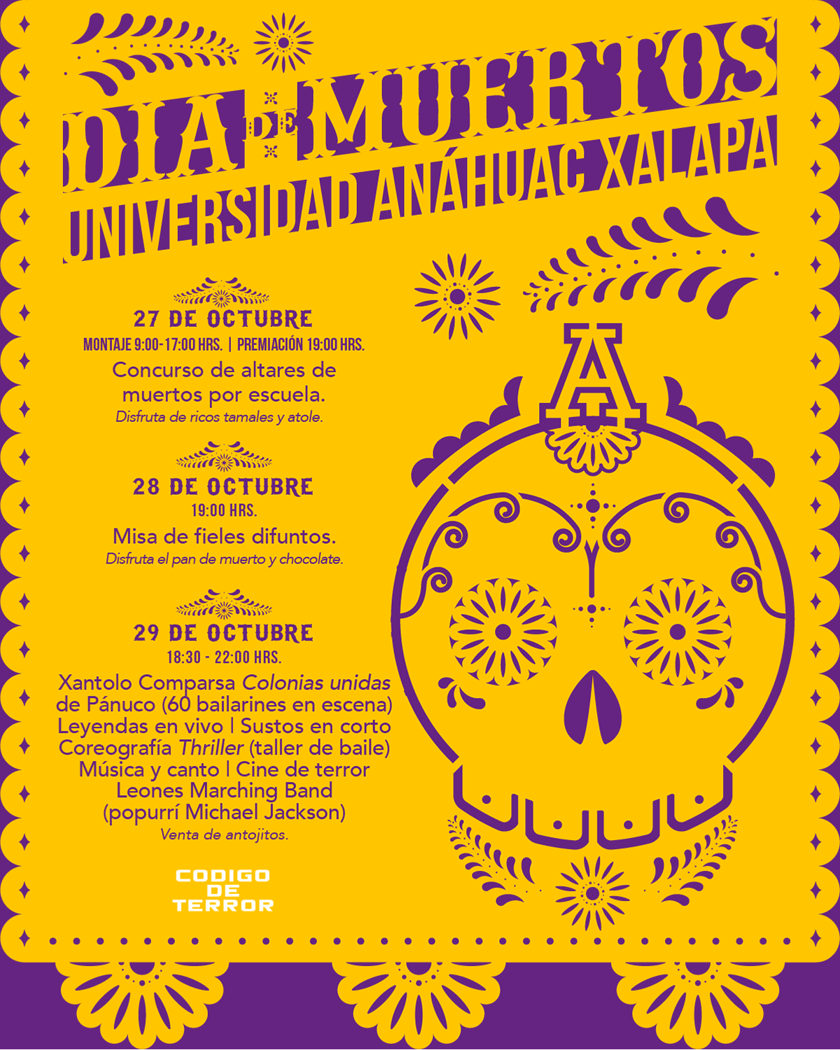 Festejo de Día de Muertos Festejo de Día de Muertos